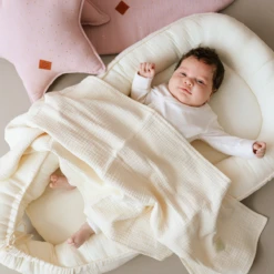 Toddler Muslin Summer Blanket - Grey -Fun with Mum Soldes muslin blanket3 3