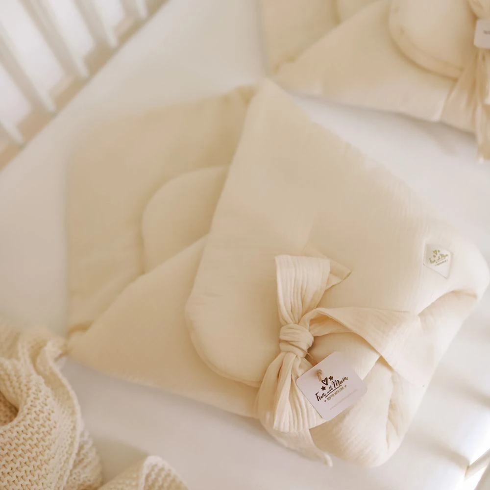 Swaddle Sleeping Bag - Ecru 2 Swaddle Sleeping Bag - Ecru – Image 2
