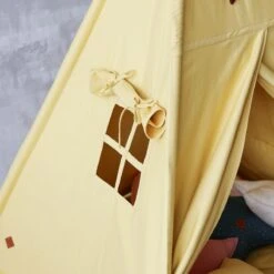 Teepee Tent - Mustard 18 Teepee Tent - Mustard -Fun with Mum Soldes mustard teepee3