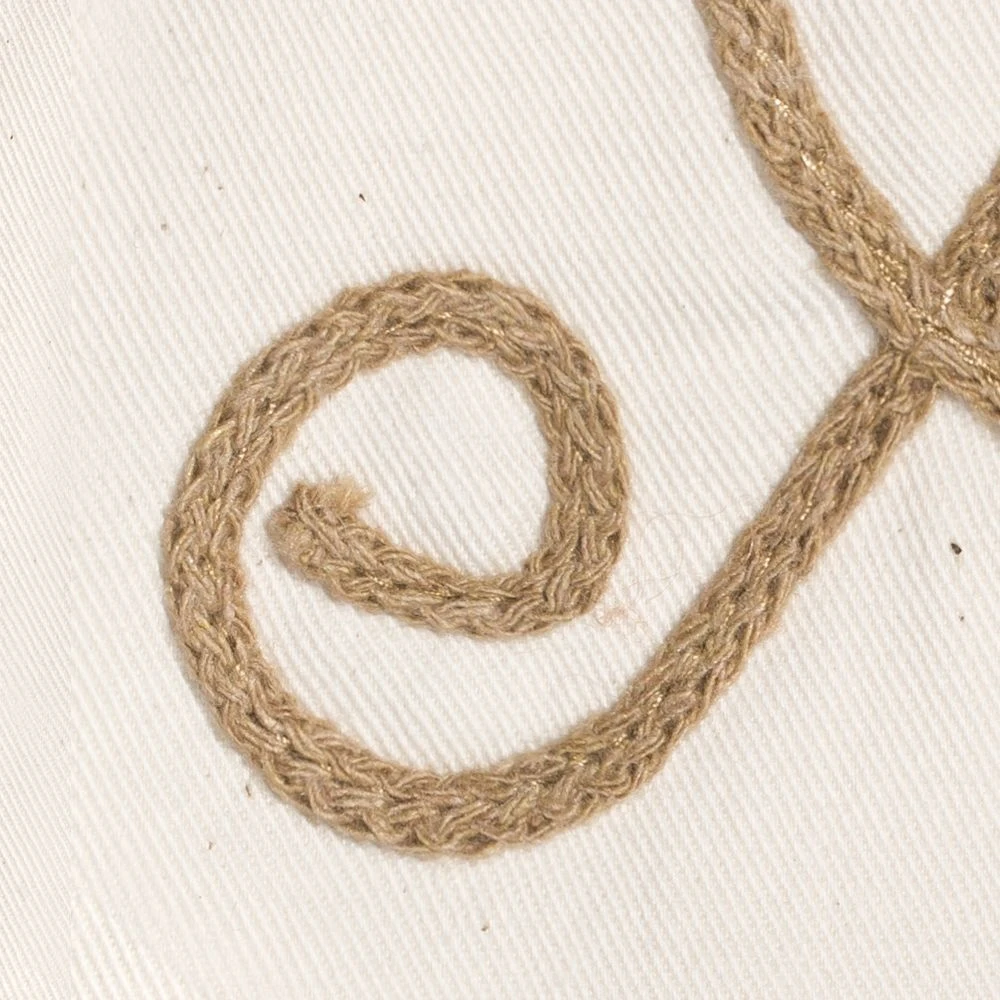 Embroidered Name Banner - F 2 Embroidered Name Banner - F – Image 2