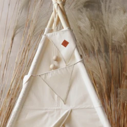 Teepee Tent - Natural Beige 21 Teepee Tent - Natural Beige -Fun with Mum Soldes natural garland