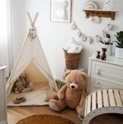 Teepee Tent - Natural Beige 29 Teepee Tent - Natural Beige -Fun with Mum Soldes naturalbeige5