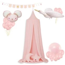 Party Balloons Set Oh Baby Girl