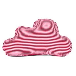 Pillow - Cloud Stripes Red