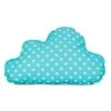 Pillow - Cloud Turquoise Dots