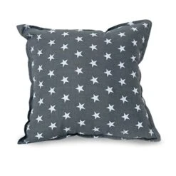 Pillow Square Little Star Grey