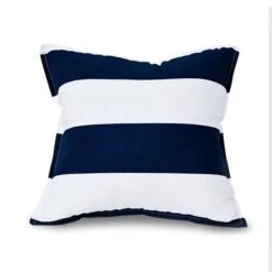 Pillow - Square Stripes Navy