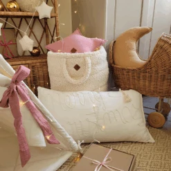 Basket For Toys Boucle - Ecru -Fun with Mum Soldes pillow merrych 1