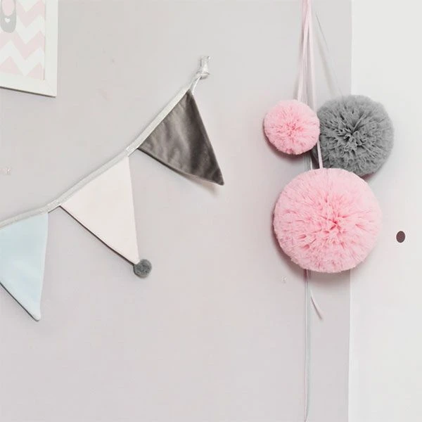 Garland - Velvet Pastel Silver 1 Garland - Velvet Pastel Silver