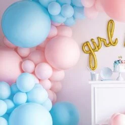 Party Balloons Set Oh Baby Girl -Fun with Mum Soldes pinkballoon