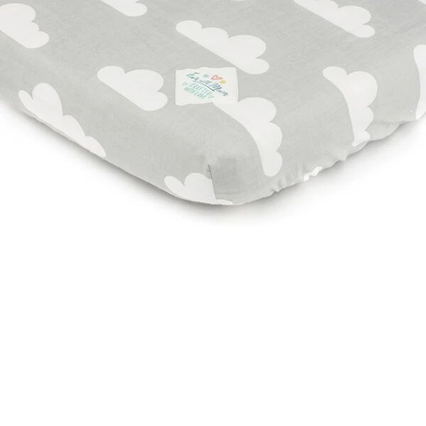 Bedsheet S - Clouds On Grey 1 Bedsheet S - Clouds On Grey