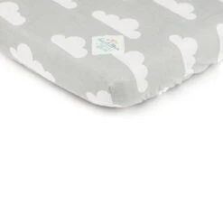 Bedsheet M - Clouds On Grey