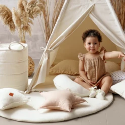 Floor Mat - Ecru 12 Floor Mat - Ecru -Fun with Mum Soldes round mat ecru