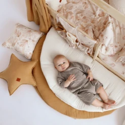 Floor Mat - Carmel -Fun with Mum Soldes round mat ecru3 2