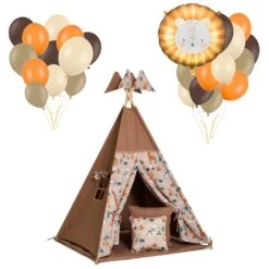 Party Balloons Set Mid Safari