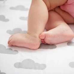 Bedsheet M - Bright Beige -Fun with Mum Soldes sheet cloud 7