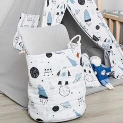 Basket For Toys - Space -Fun with Mum Soldes space baskey