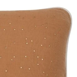 Square Muslin Pillow - Carmel -Fun with Mum Soldes square muslin carmel