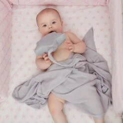 Star Rattle - Pink -Fun with Mum Soldes swaddle blanket 12 1