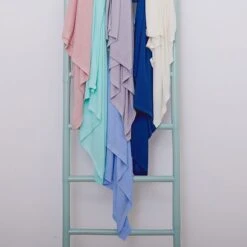 Bamboo Swaddle Blanket - Blue 9 Bamboo Swaddle Blanket - Blue -Fun with Mum Soldes swaddle blanket 5