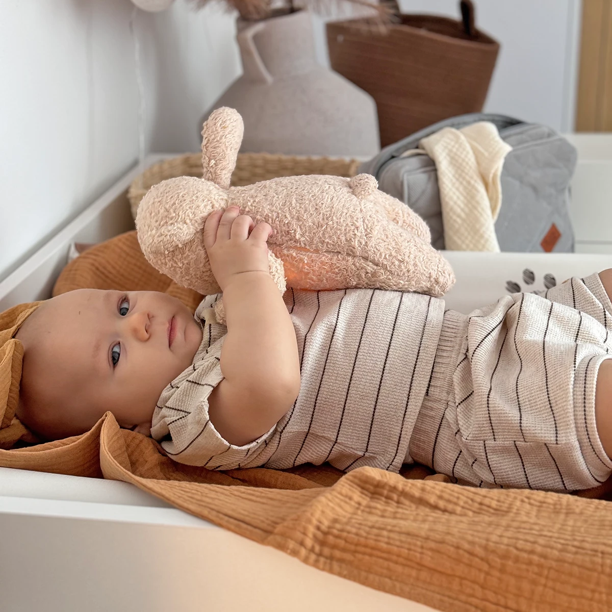 Baby Muslin Summer Blanket - Ecru 20 Baby Muslin Summer Blanket - Ecru – Image 20