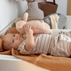 Toddler Muslin Summer Blanket - Grey -Fun with Mum Soldes swaddle muslin carmel 3