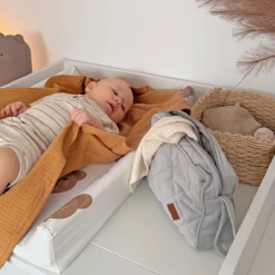 Muslin Swaddle 2 Pack - Ecru/Pink -Fun with Mum Soldes swadle ecru2 1