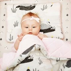 Baby Pillow S - Safari -Fun with Mum Soldes swan blanket set 4