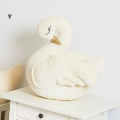 Swan Pillow - Grey -Fun with Mum Soldes swan ecru 2 1