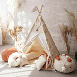 Pouffe Boucle - Ginger -Fun with Mum Soldes teepee boucle 3
