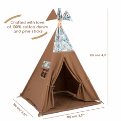 Teepee Tent + Floor Mat + Pillows - Koala -Fun with Mum Soldes teepee koala dimensions