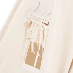 Teepee Tent - Frilly Muslin Ecru 11 Teepee Tent - Frilly Muslin Ecru -Fun with Mum Soldes teepee ruffle muslin ecru5 1