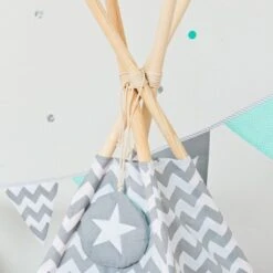 Teepee Tent - Fresh Mint -Fun with Mum Soldes tipi tent fresh mint 4