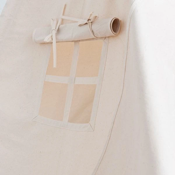Teepee Tent - Natural Beige 2 Teepee Tent - Natural Beige – Image 2